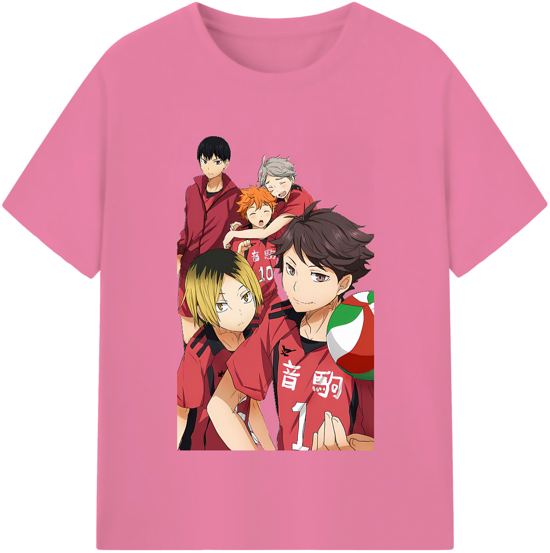 （画像用） ハイキュー!! Haikyu!! 綿100％半袖Tシャツ（フロントプリント）